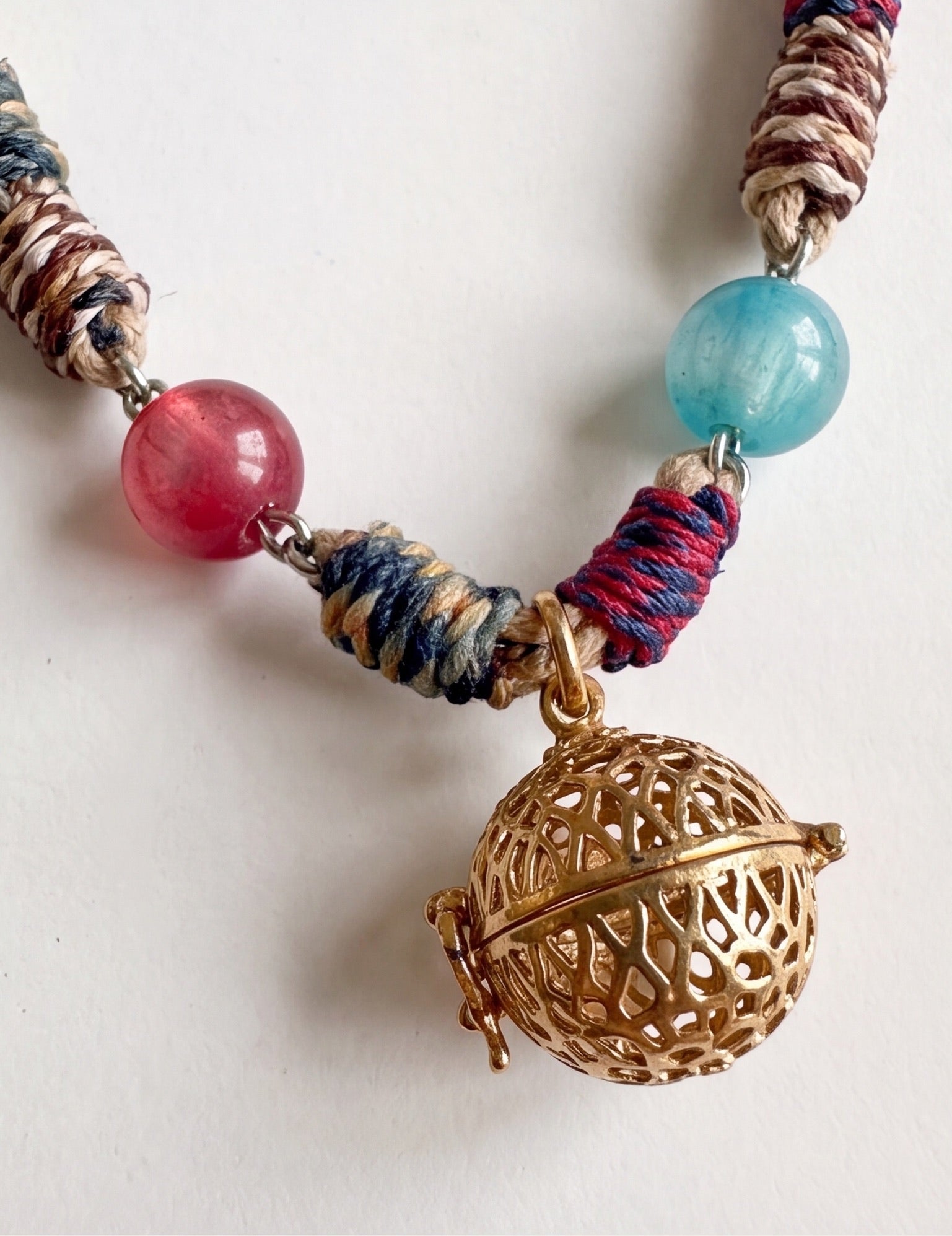 Handwoven Cat’s-Eye Pet Collar